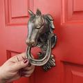 Design Toscano Horseshoe Stallion Foundry Cast Iron Horse Door Knocker SP1890